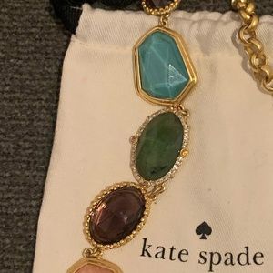 multi color stone necklace